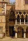 Antonietta Brandeis Canvas Paintings - Port Della Carta Doges Palace